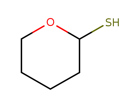 Molecular Structure of 40446-64-8 (tetrahydropyran-2-yl mercaptan)