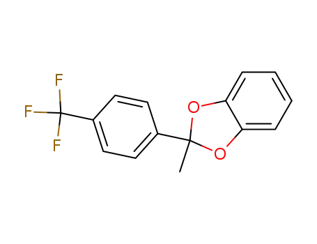 Molecular Structure of 140920-75-8 (1,3-Benzodioxole, 2-methyl-2-[4-(trifluoromethyl)phenyl]-)