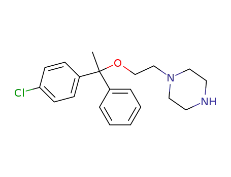 Piperazine, 1-[2-[1-(4-chlorophenyl)-1-phenylethoxy]ethyl]-