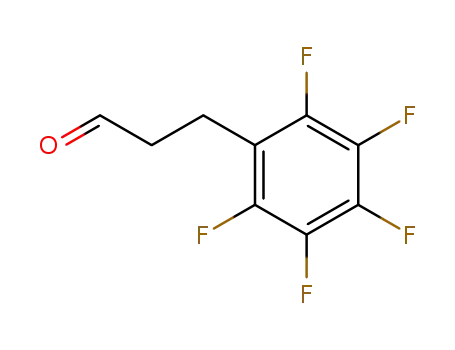 Molecular Structure of 82208-42-2 (3-PENTAFLUOROPHENYL-PROPIONALDEHYDE)