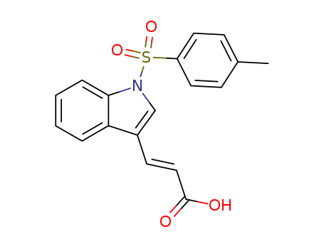 2-Propenoic acid,3-[1-[(4-methylphenyl)sulfonyl]-1H-indol-3-yl]-