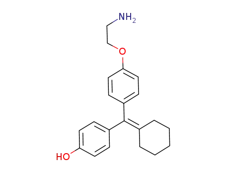 Phenol, 4-[[4-(2-aminoethoxy)phenyl]cyclohexylidenemethyl]-