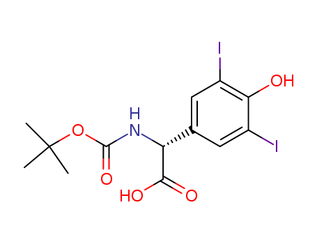 Benzeneacetic acid,a-[[(1,1-diMethylethoxy)carbonyl]aMino]-4-hydroxy-3;5-diiodo-