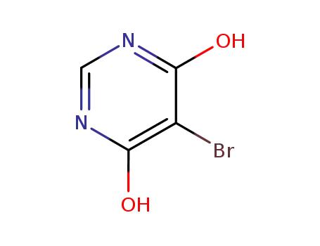 Molecular Structure of 15726-38-2 (5-Bromo-4,6-dihydroxypyrimidine)