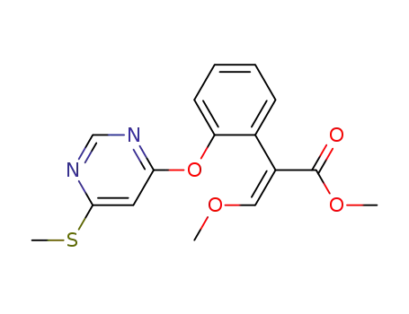(E)-methyl 2-[2-(6-methylthiopyrimidin-4-yloxy)phenyl]-3-methoxypropenoate