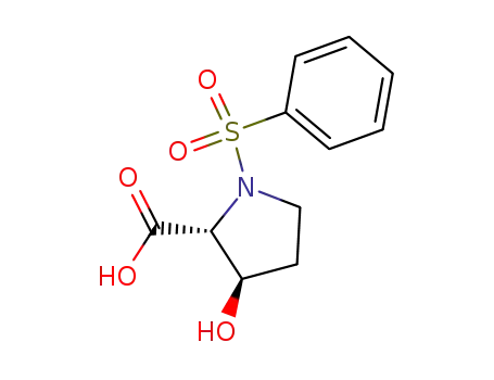 (2R,3R)-N-(phenylsulfonyl)-3-hydroxyproline