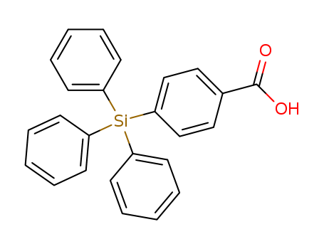 Benzoicacid, 4-(triphenylsilyl)- cas  18821-83-5