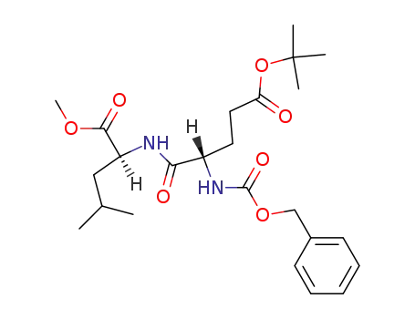 Molecular Structure of 24181-32-6 (L-Leucine, N-[N-[(phenylmethoxy)carbonyl]-L-a-glutamyl]-,
5-(1,1-dimethylethyl) 1-methyl ester)