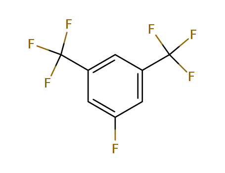 Molecular Structure of 35564-19-3 (3,5-BIS(TRIFLUOROMETHYL)FLUOROBENZENE)