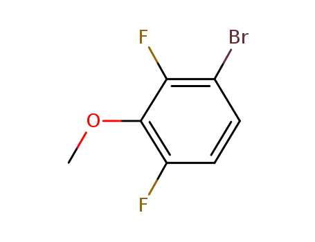 Molecular Structure of 221221-00-7 (1-bromo-2,4-difluoro-3-methoxybenzene)