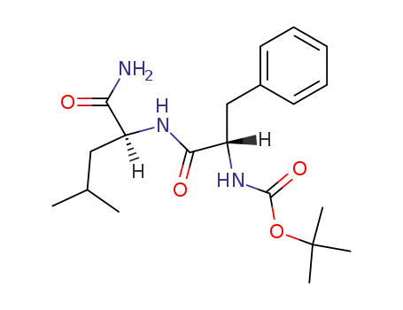 Molecular Structure of 74257-73-1 (L-Leucinamide, N-[(1,1-dimethylethoxy)carbonyl]-L-phenylalanyl-)