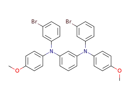 <i>N</i>,<i>N</i>'-bis-(3-bromo-phenyl)-<i>N</i>,<i>N</i>'-bis-(4-methoxy-phenyl)-benzene-1,3-diamine