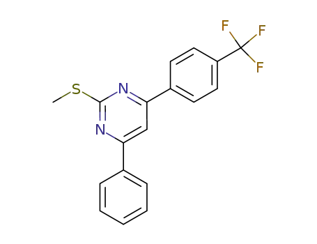 2-methylsulfanyl-4-phenyl-6-(4-trifluoromethyl-phenyl)-pyrimidine