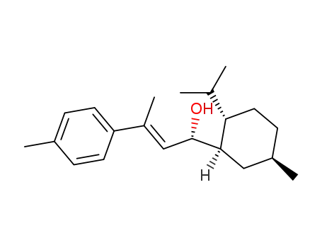 (E)-(R)-1-((1R,2S,5R)-2-Isopropyl-5-methyl-cyclohexyl)-3-p-tolyl-but-2-en-1-ol