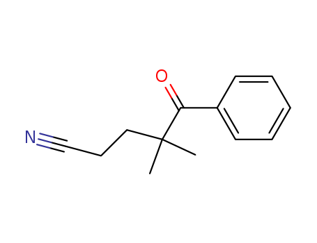4,4-dimethyl-5-oxo-5-phenyl-pentanenitrile cas  4412-28-6