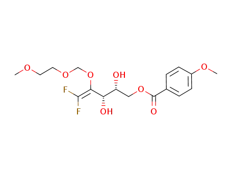 4-Methoxy-benzoic acid (2R,3S)-5,5-difluoro-2,3-dihydroxy-4-(2-methoxy-ethoxymethoxy)-pent-4-enyl ester