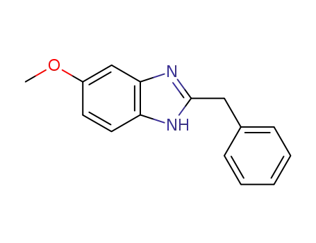 Molecular Structure of 40608-76-2 (2-BENZYL-5-METHOXY-1H-BENZO[D]IMIDAZOLE)