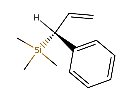 Molecular Structure of 82537-19-7 (Silane, trimethyl[(1R)-1-phenyl-2-propenyl]-)