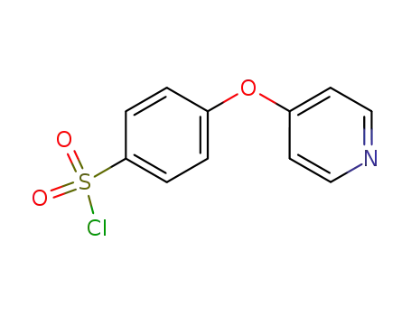 Molecular Structure of 192329-81-0 (Benzenesulfonyl chloride, 4-(4-pyridinyloxy)-)