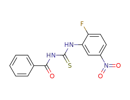Benzamide, N-[[(2-fluoro-5-nitrophenyl)amino]thioxomethyl]-