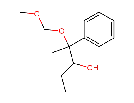 Molecular Structure of 89726-92-1 (Benzeneethanol, a-ethyl-b-(methoxymethoxy)-b-methyl-)