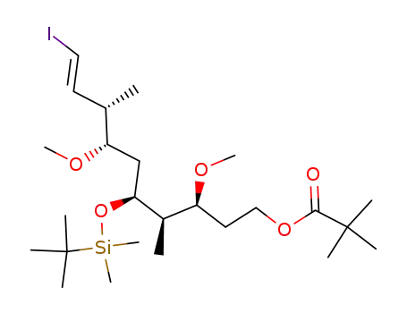 (3S,4S,6S,7R,8S)-1-iodo-4,8-dimethoxy-3,7-dimethyl-6-(tert-butyldimethyl)silyloxy-10-trimethylacetyloxy-dodec-1-ene