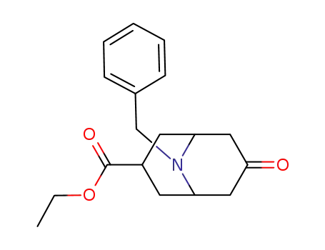 9-benzyl-7-oxo-9-aza-bicyclo[3.3.1]nonane-3-carboxylic acid ethyl ester