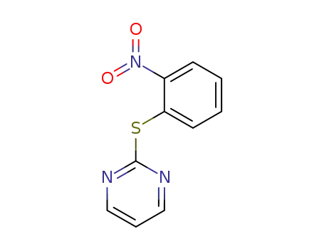 Pyrimidine, 2-[(2-nitrophenyl)thio]-
