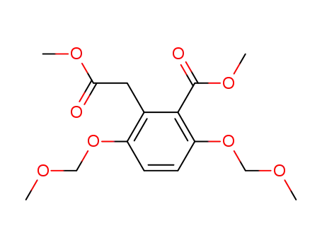 2-Methoxycarbonylmethyl-3,6-bis-methoxymethoxy-benzoic acid methyl ester