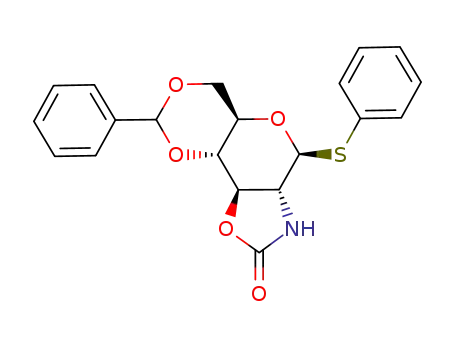 Molecular Structure of 371123-25-0 ((3aR,4S,5aR,9aS,9bR)-8-Phenyl-4-phenylsulfanyl-hexahydro-1,5,7,9-tetraoxa-3-aza-cyclopenta[a]naphthalen-2-one)