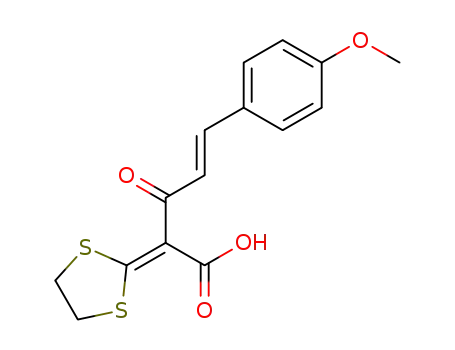 4-Pentenoic acid,
2-(1,3-dithiolan-2-ylidene)-5-(4-methoxyphenyl)-3-oxo-