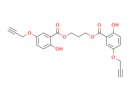 Benzoicacid, 2-hydroxy-5-(2-propynyloxy)-, 1,3-propanediyl ester (9CI)