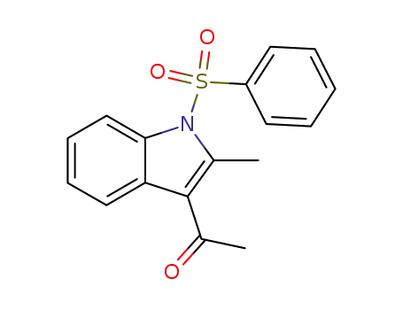 1H-Indole, 3-acetyl-2-methyl-1-(phenylsulfonyl)-