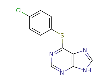 6-[(4-chlorophenyl)sulfanyl]-5H-purine