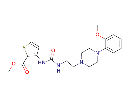 N-(2-carbomethoxythien-3-yl)-N'-[2-[4-[2-methoxyphenyl)piperazin-1-yl)ethyl]urea