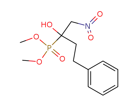 Phosphonic acid, [1-hydroxy-1-(nitromethyl)-3-phenylpropyl]-, dimethyl
ester