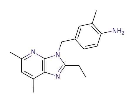 Benzenamine,
4-[(2-ethyl-5,7-dimethyl-3H-imidazo[4,5-b]pyridin-3-yl)methyl]-2-methyl-