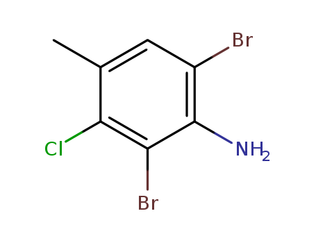 3-CHLORO-2,6-DIBROMO-4-METHYLANILINE