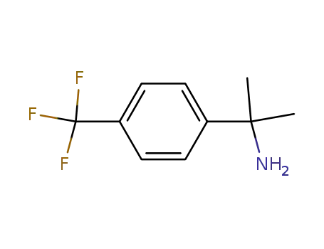 Molecular Structure of 306761-54-6 (1-METHYL-1-(4-TRIFLUOROMETHYLPHENYL)ETHYLAMINE)