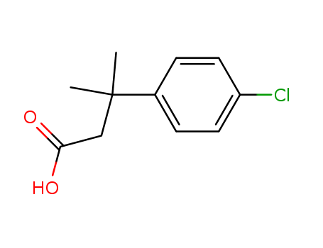 3-(4-chlorophenyl)-3-methylbutanoic acid