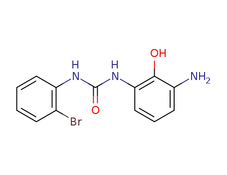 Molecular Structure of 182500-25-0 (N-(2-hydroxy-3-aminophenyl)-N'-(2-bromophenyl)urea)