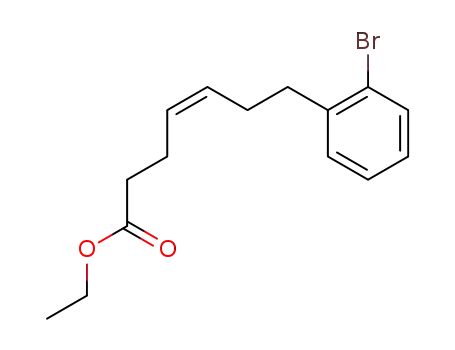 4-Heptenoic acid, 7-(2-bromophenyl)-, ethyl ester, (4Z)-
