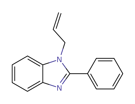 Molecular Structure of 93013-26-4 (1H-Benzimidazole, 2-phenyl-1-(2-propen-1-yl)-)