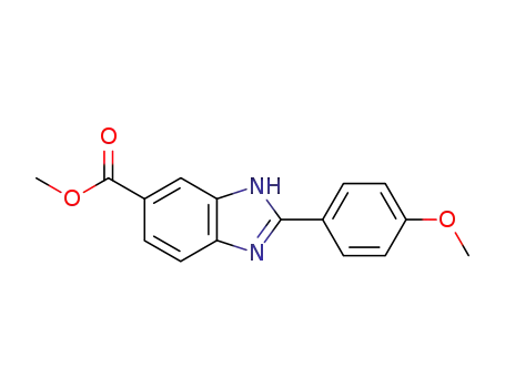 1H-Benzimidazole-5-carboxylic acid, 2-(4-methoxyphenyl)-, methyl
ester