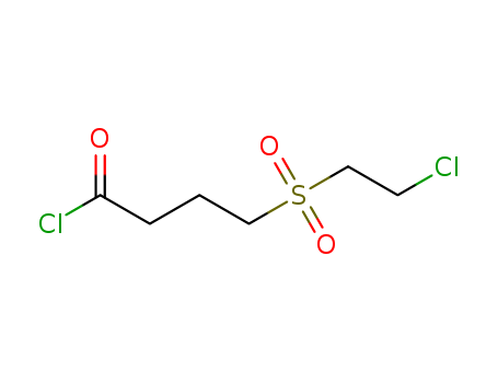 Butanoyl chloride, 4-[(2-chloroethyl)sulfonyl]-