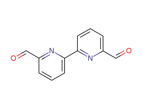 Molecular Structure of 49669-26-3 (2,2'-bipyridine-6,6'-dicarbaldehyde)