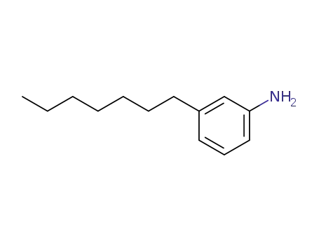 Molecular Structure of 121866-26-0 (3-heptylbenzenaMine)
