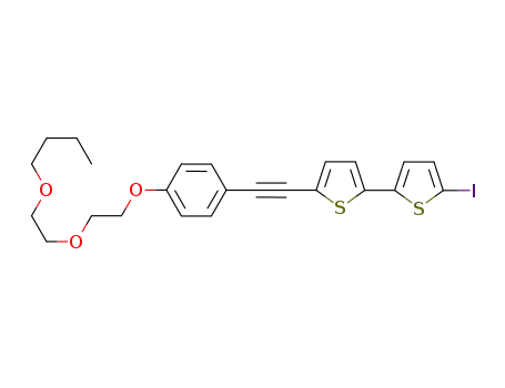 1-[2-(2-butoxyethoxy)ethoxy]-4-[(5'-iodo-2,2'-bithien-5-yl)ethynyl]benzene