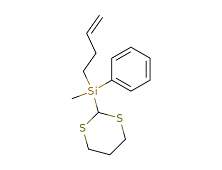 Molecular Structure of 202743-43-9 (3-butenyl(1,3-dithian-2-yl)methylphenylsilane)