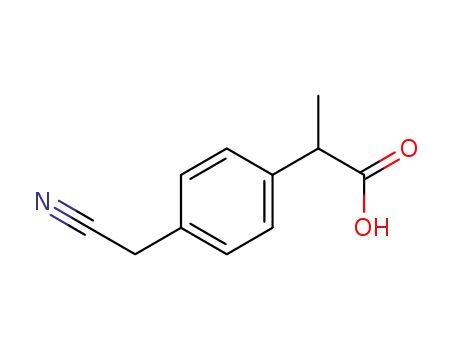 2-[4-(cyanomethyl)phenyl]propionic acid